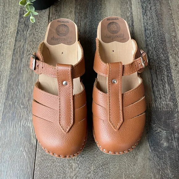 Troentorp | Leather Swedish Clogs | Size 37 - Picture 4 of 15